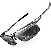 ANYLUV Polarized Sunglasses for Men Carbon Fiber Sunglasses with UV400 Protection for Fishing Driving Gift