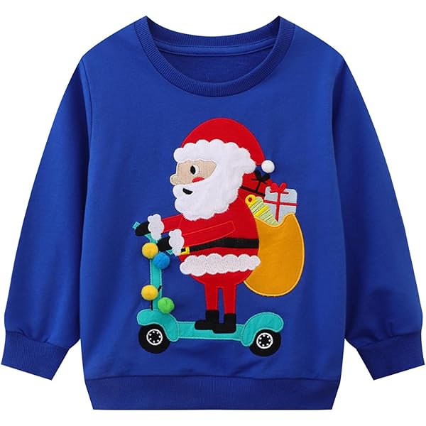 Acheter Vert Imprimé Père Noël - Pull De Noël (3-16 Ans) From Next France