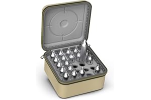 SHBC 12g Co2 Cartridges Case Safe for Airsoft Pistol Hunting BB Gun Silent Travel Organizer Holder Compatible with Crosman Umarex, Protect Bullets.