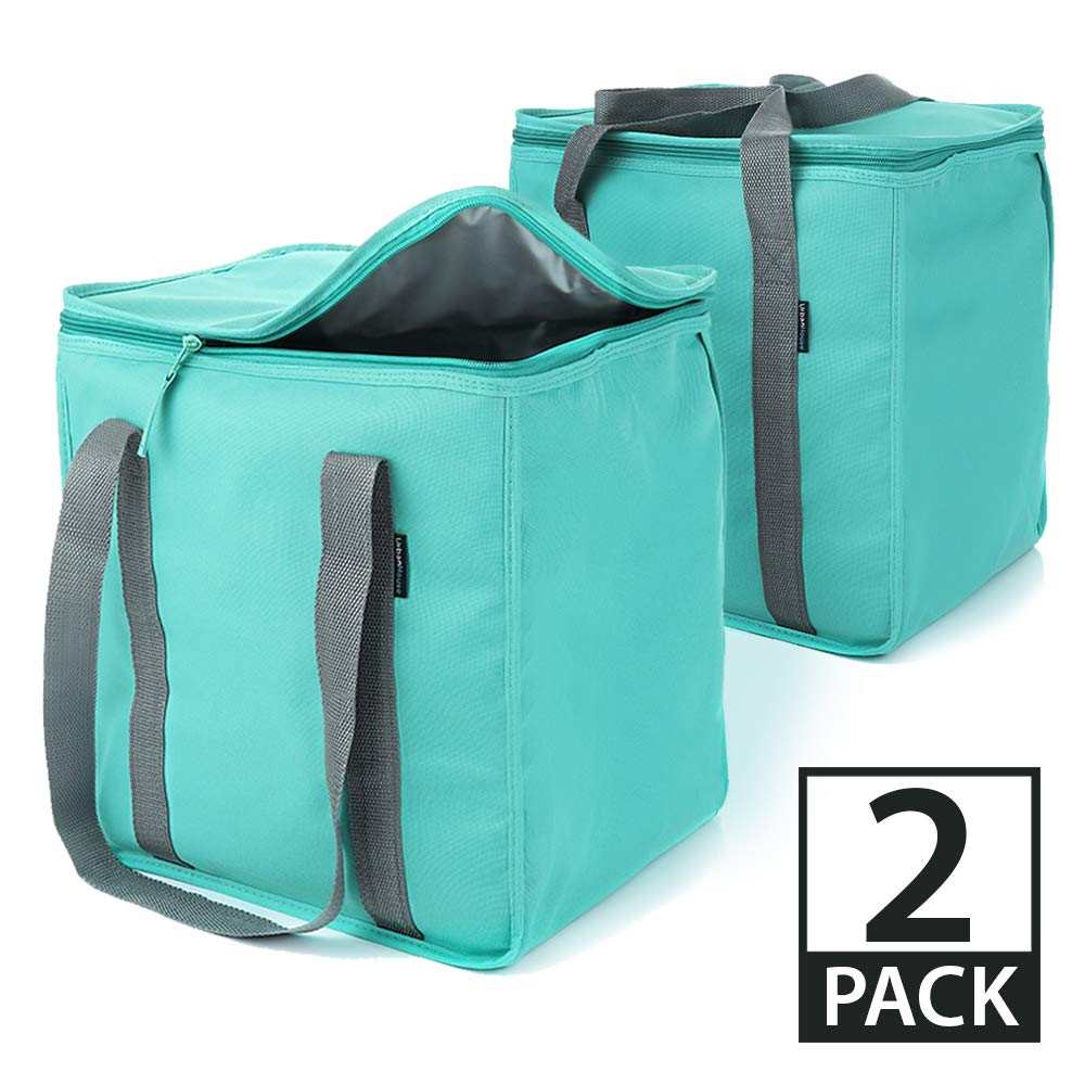 Urban House (2Pack) Premium Grade Insulated Grocery Shopping Cooler