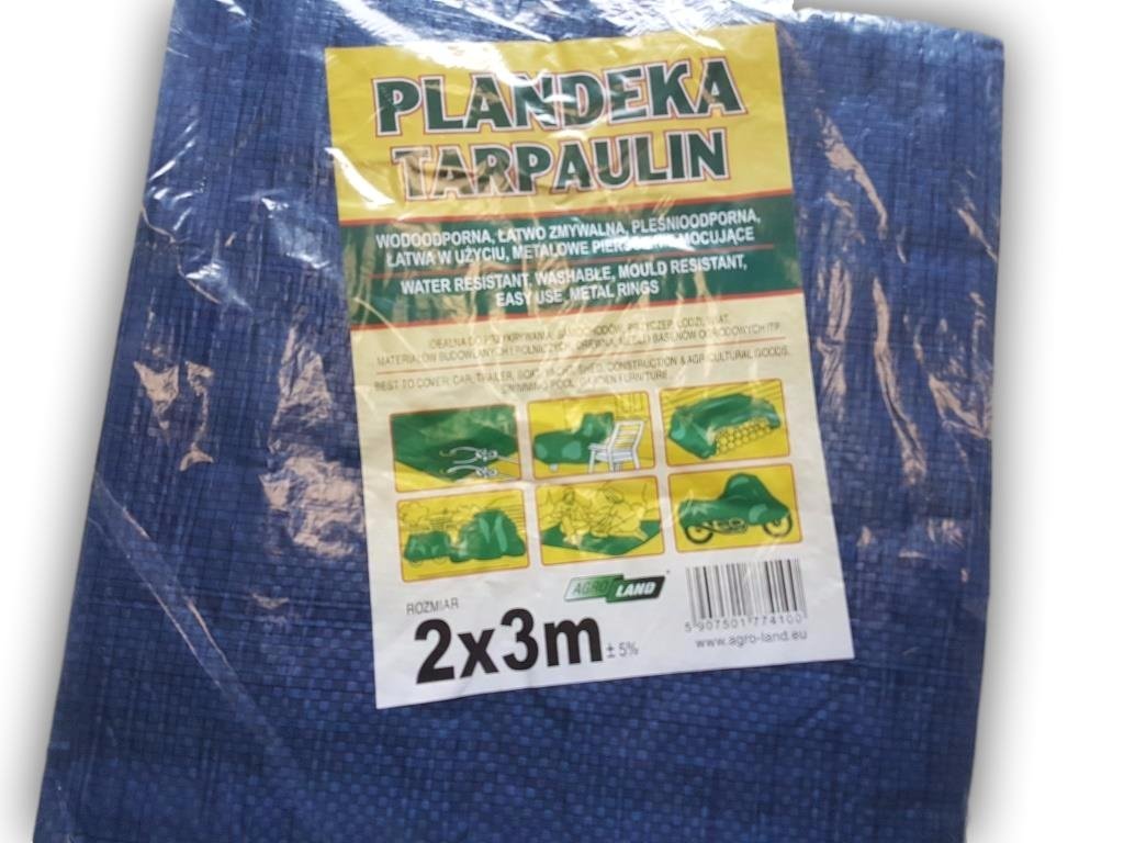 Tarpaulin 2 x 3 m Ground Sheet with metal rings Covers Sunshading Hammock Tent Portable Waterproof Cover Cloth Car roof Lightweight For Outdoor Hiking Camping