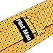 PilotMan Formal Plaid Mens Tie Silk Tie Yellow Necktie (Yellow)