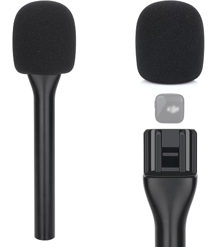 Lot De 4 Déflecteurs De Vent Pour Micro DJI Mini – Fourrure Synthétique – Anti-pop Et Anti-bruit – Compatible Microphone Sans Fil DJI - 4