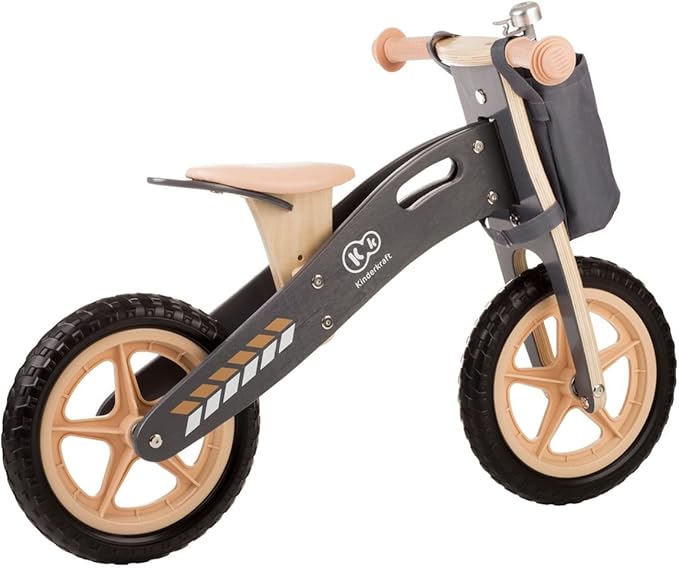 Ruota libera per bicicletta in legno senza pedali bici per l/'apprendimento