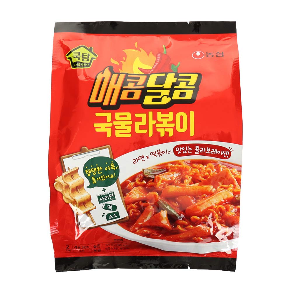 [Nongshim] Spicy & Sweet Soup Noodle Tteokbokki / Korean