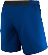 TCA Elite Tech Mens Running Shorts with Zip Pockets Mazarine Blue L view 3