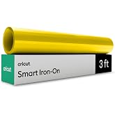 Cricut Smart Iron On, Maize Yellow (13in x 3ft) | HTV Heat Transfer Vinyl - Matless cutting for long cuts