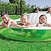 Bestway H2OGO! Two-In-One Wide Inflatable Family Outdoor Pool, Features Dual Pool and Slide Combo, Cup Holders, Easy Set Up, Green/White
