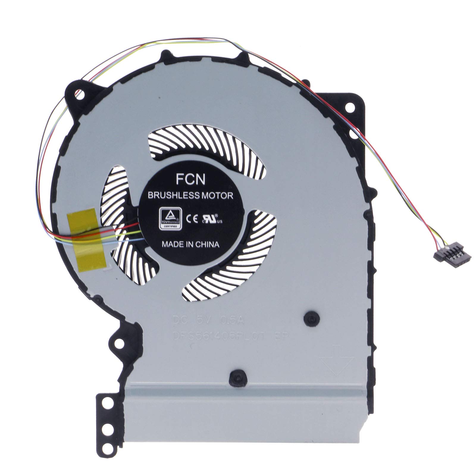 TRADOCK CPU Cooling Fan For Asus Vivobook A407 X407 X407M X407U X507U X507UB X407UA 13NB0HI0T01111 FKCP 13N1-3XP0121