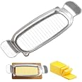 Butter & Cheese Slicer Cutter, Stainless Steel Wire Cheese Slicer, Safe for Food Contact, Multipurpose Handheld Butter Cutter
