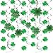 JOYIN 27 Pcs St. Patrick's Day Decoration with Irish Saint Patricks Green Shamrock Foil Strings, Hanging Swirls with Garland. Ceiling Hanging and Wall Decor