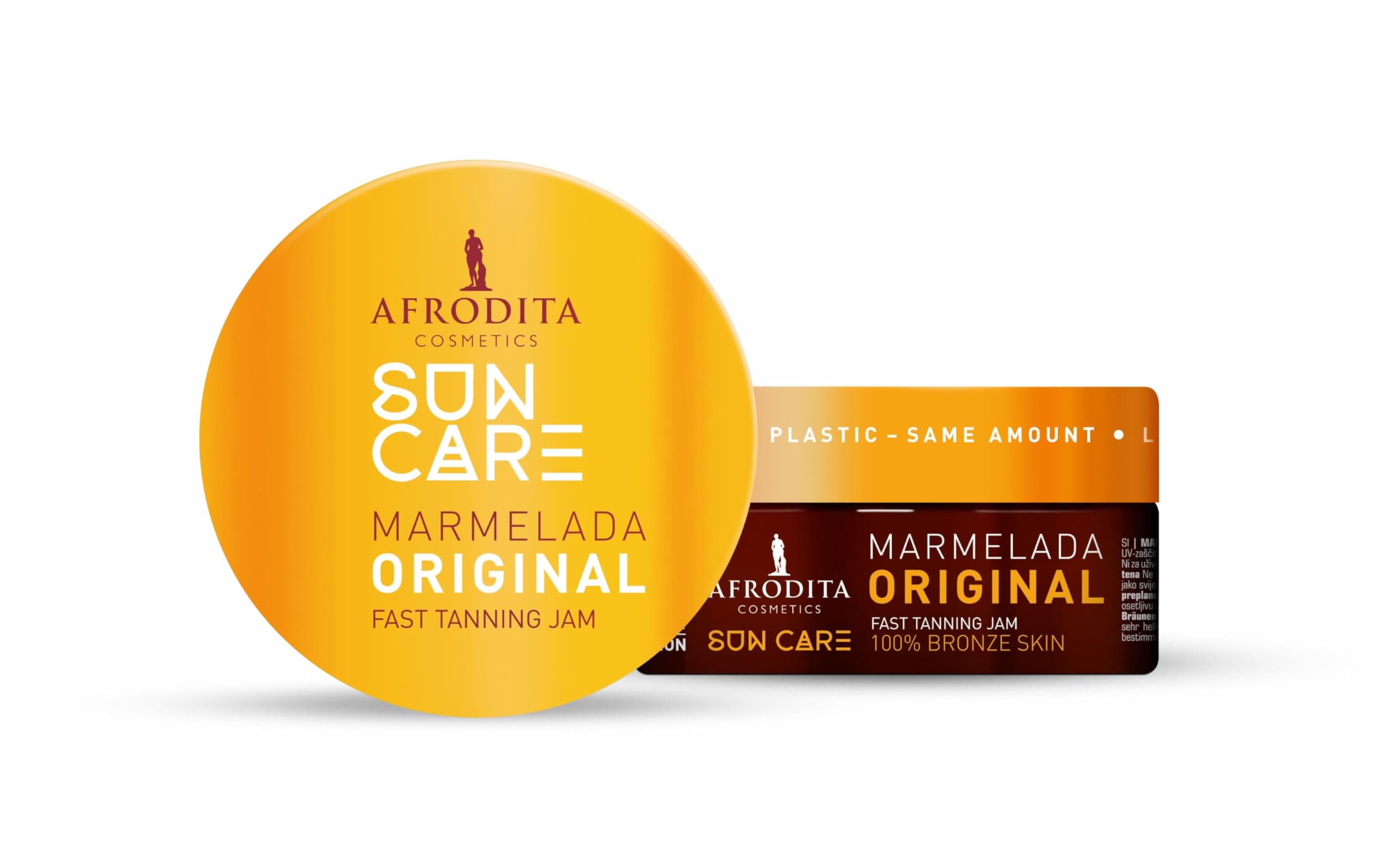 Afrodita Cosmetics SUN CARE marmalade for faster tanning | 200ml | For a faster and more intense tan | Suitable for dry skin | Free from paraffin and silicone | Vegan