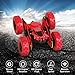 RC Stunt Car Toy for Christmas Gift, 2.4GHz Off Road Remote Control Vehicle Spining Flip Flash Double Sided 360°Rolling Rotating Rotation Great Gift for Kids, Red