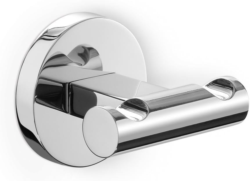 ZACK Gancho Doble para Toalla, Acero Inoxidable, a, 6 x 7 x 6 cm