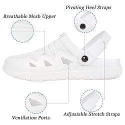 Eagsouni Clogs for Women Men Garden Shoes Summer
