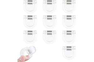 10PCS Adjustable Hem Clips for Pants, No Slip Clothing Clips, Cuff & Sleeve Holders, Instant Shortening for Jeans, Trousers, 