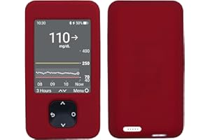 usastar-SNK Silicone Soft Case for Dexcom G7 Receiver (red)