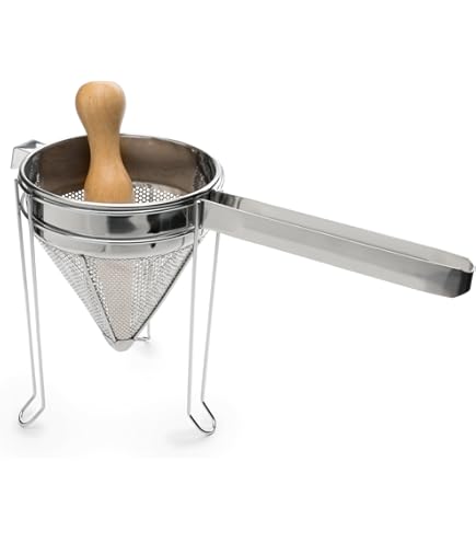 Pilon En Bois Pour Passoire Chinois - Hêtre Naturel - 25cm - Presse Purée Et Jus
