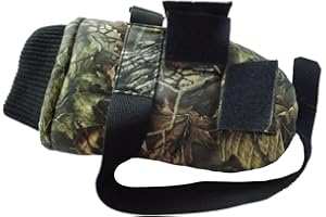 Chill-N-Reel Stand Mitts | Thumbless Bow Hunting & Ice Fishing Mittens | Strap to Legs, Tree Stands, Camping Chairs | Ideal Gloves for Men | Alternative to Hand Muff