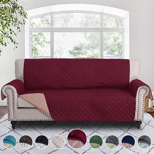 Amazon Com Rhf Reversible Sofa Cover Couch Covers For 3 Cushion