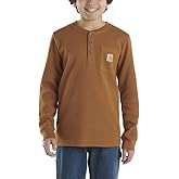 Carhartt Kid's CA6441 Long-Sleeve Henley Pocket T-Shirt - Boys