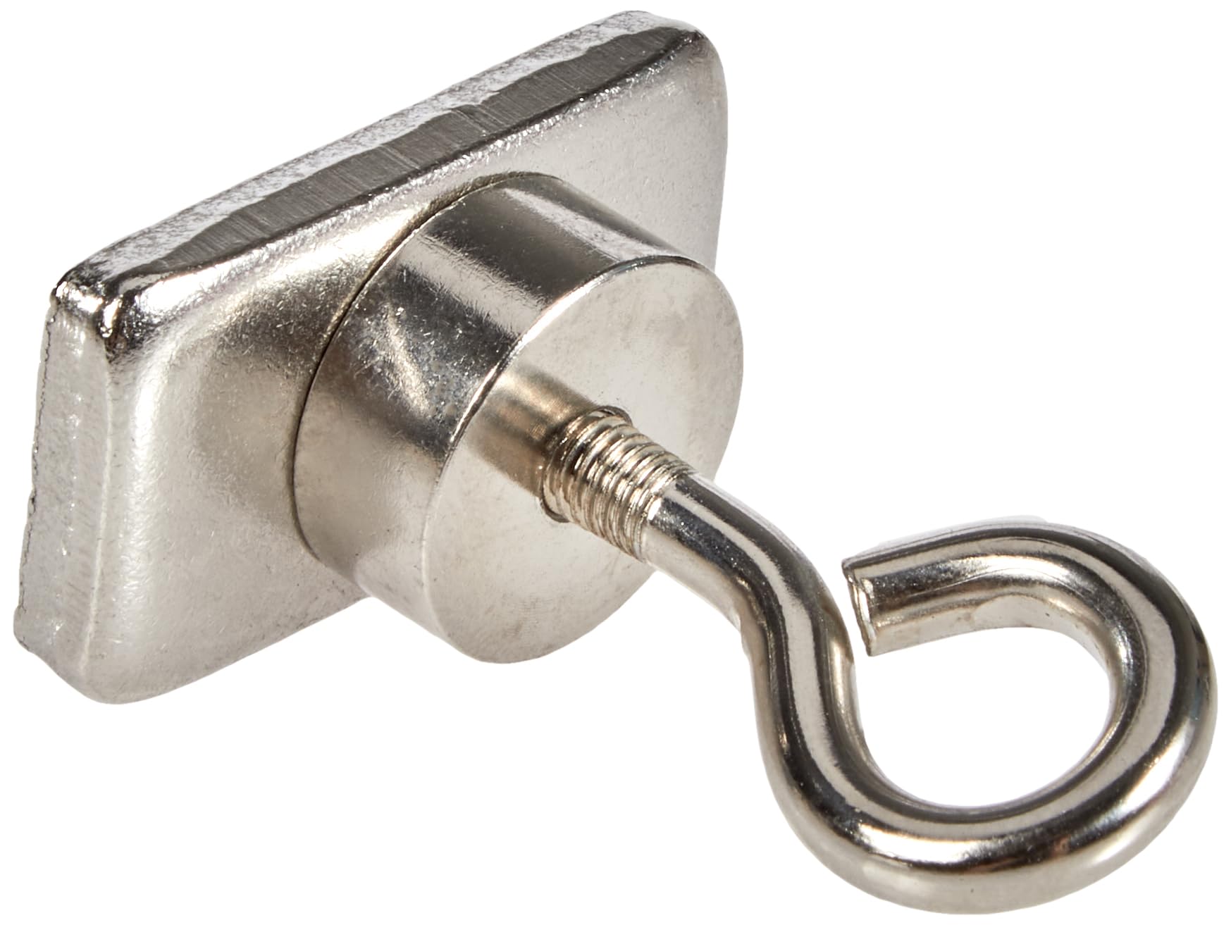 19mm dia Neodymium Clamping Magnet with M5 Eyebolt for Hanging, Holding or Displaying Items - 17kg Pull