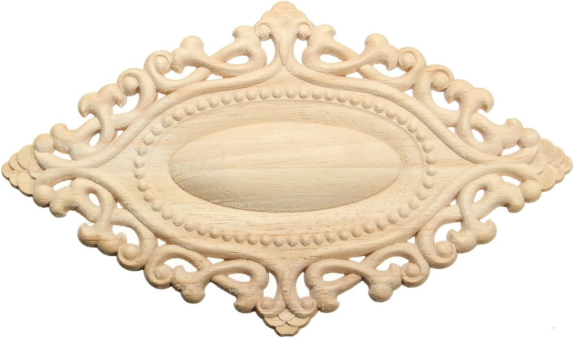 Amazon.de: Jeteven Schnitzerei Holz Ornament Schrank Möbel Wand deko