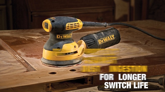 DEWALT Orbital Sander Kit, 5 inch, 3 amp, Corded, 12,000 OPM (DWE6421K) photo 9