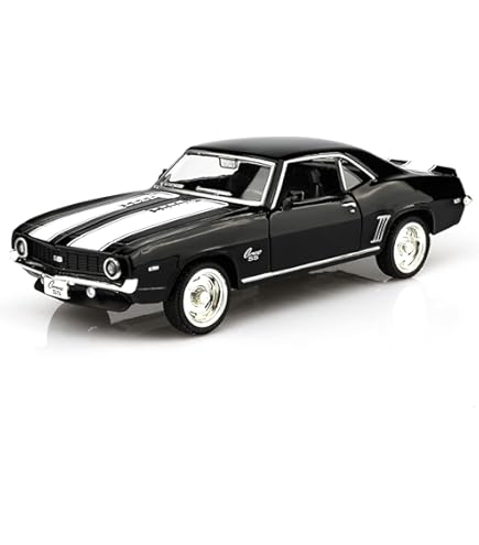 Amazon.com: 1969 Chevy Camaro ZLX Phase III Black with White