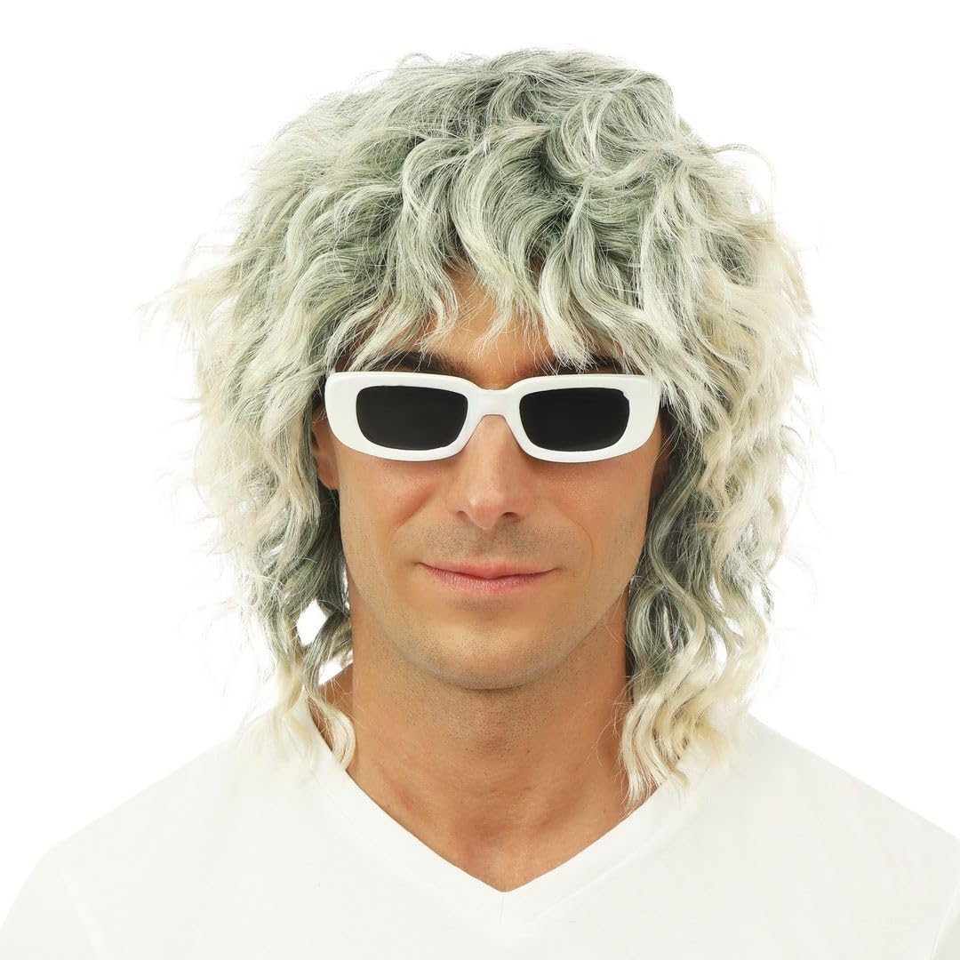 P'tit Clown 69000 Michel P – Long Wavy Wig – Blonde