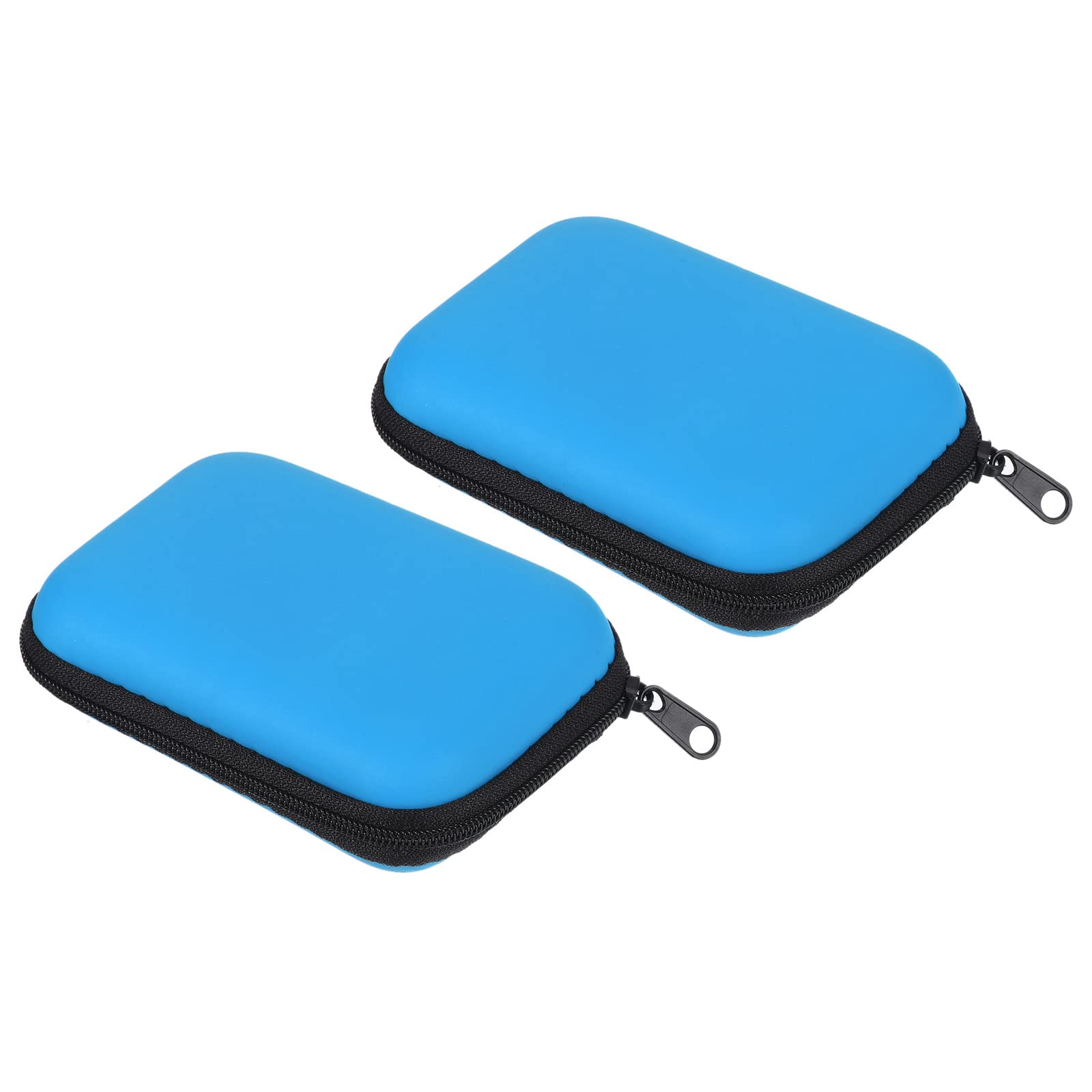 PATIKIL Dart Case, 2 Pack Multi-Functional EVA Darts Carrying Storage with Mesh Pockets for Darts, Tips, Flights, Accessories, Blue