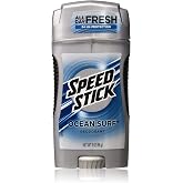 Speed Stick Clear Solid Deodorant, Ocean Surf 3 oz (Pack of 5)