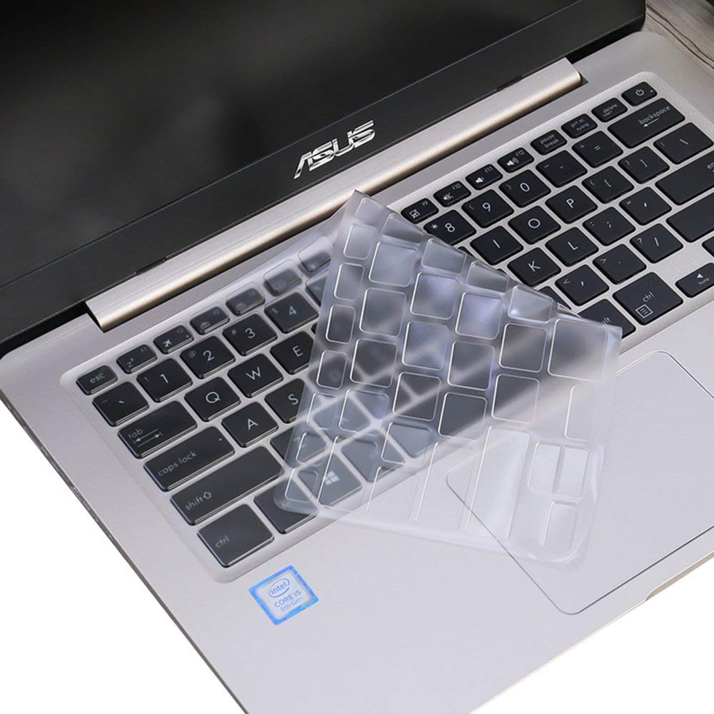 Ultra Thin Keyboard Cover for 11.6" ASUS VivoBook E203MA, Clear TPU Keyboard