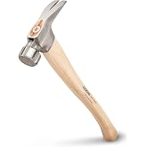 ESTWING Sure Strike California Framing Hammer, 25 oz Rip Claw, MRW25LM | Rip Claw Versatility, Forged Steel Head, Genuine Hickory Handle, Triple Wedge Construction