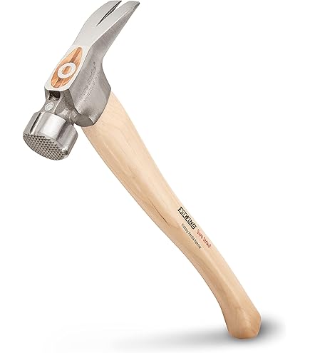 OX Tools Pro 20oz Curved Hickory Handle Hammer with TPR Rubber