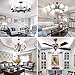 E12 Bulbs Candelabra LED Bulbs 60 Watt,Acaxin E12 Daylight 5000K LED Chandelier Bulbs,600 Lumen, Non-Dimmable,6 Pack