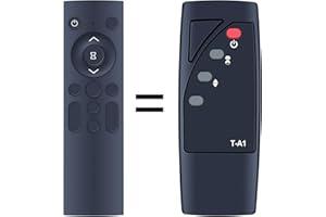 PZL Replacement Remote Control for Twin Star ClassicFlame Electric Fireplace Heater Remote Control 10QI071ARA 10QI07IARA 10Q1071ARA 10Q107IARA 10HM8000 10HM2273 10HM4128 10HM1342 10HM4126 10HM2274
