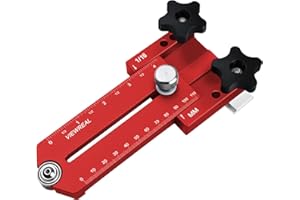 ViewReal Thin Rip Jig for Table Saw – Extended Fence Guide Accessory Compatible with Router Tables and Saw Systems, Ideal for Cutting Repetitive Narrow Strips