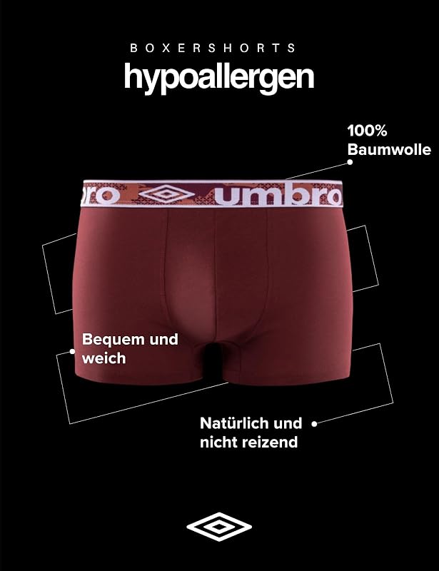 Boxershorts Herren 100% Baumwolle, 5er-Pack, Schwarz CLA4 (M)