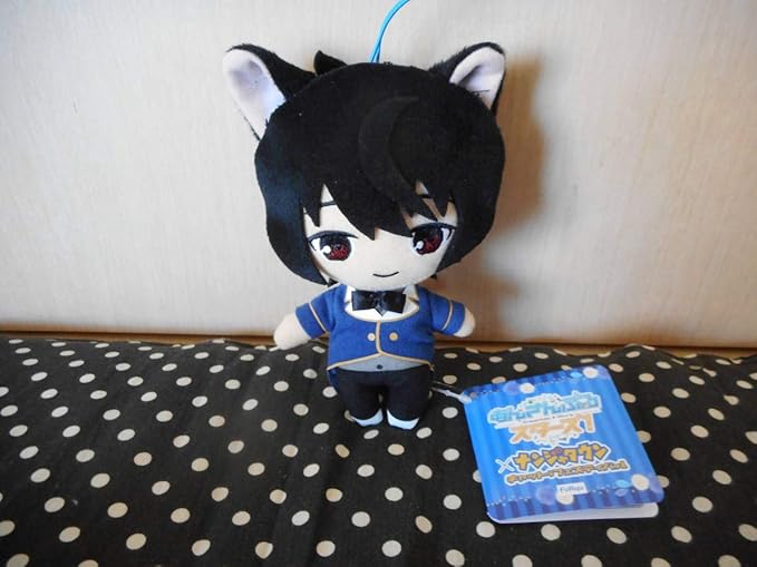 Amazon ナムコ限定 あんさんぶるスターズ あんスタ ナンジャコラボ ぬいぐるみ ナンジャタウン 猫耳 キャットフェスティバル Knights 朔間凛月 ぬいぐるみ ホビー