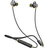 Infinity (JBL) Glide 120 Metal in-Ear Wireless Flex Neckband with Bluetooth 5.0 and IPX5 Sweatproof (Black and Yellow)