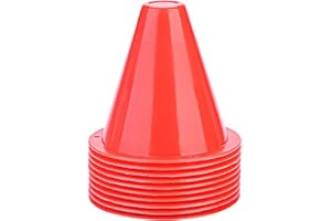 ZLXHDL Mini Soccer Cones, 10Pcs Cones for Soccer Practice, 3.5 Inch Mini Agility Training Cones for Soccer, Skating, Football, Basketball, Indoor and Outdoor Games