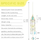 H&D Crystal Prisms Suncatcher 24.2in Window Hanging Pendant Decor view 6