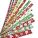 Outus Christmas Grosgrain Ribbon Winter Holiday Ribbon Each 6.6 Feet, 12 Pieces, Total 79.2 Feet, Multicolor