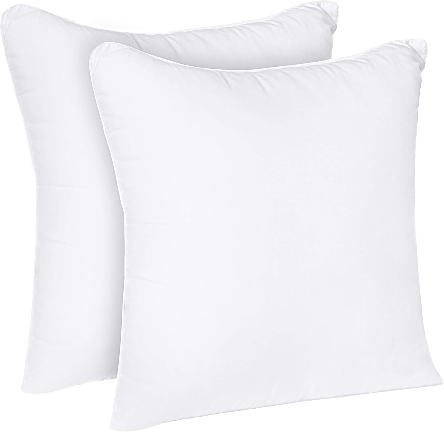 Utopia Bedding Throw Pillows Insert (Pack of 2, White) - 18 x 18 Inches Bed and Couch Pillows - Indoor Decorative Pillows: Home & Kitchen
