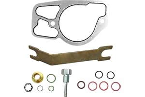 BLACKHORSE-RACING HPOP HIGH Pressure Oil Pump KIT & Base Gasket Compatible with 1994.5-2003 Ford 7.3 Powerstroke Diesel F250 F350 F450 F550 E250 E350 E450 Excursion 7.3L