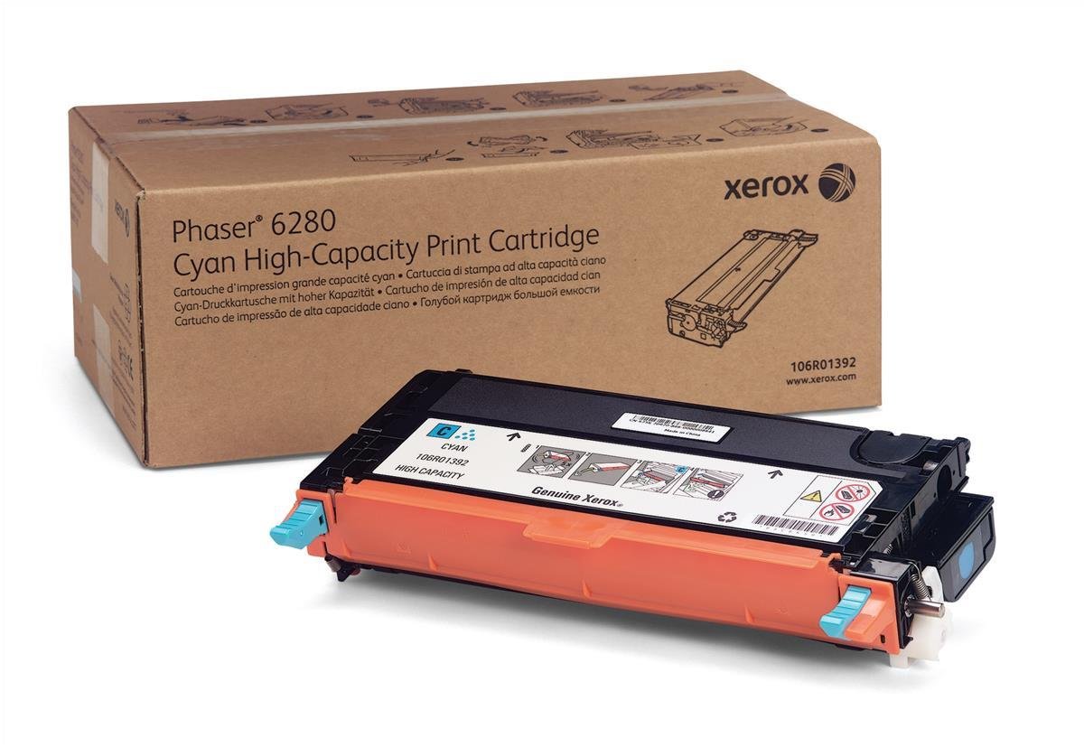 Xerox Phaser 6280 Black High Capacity Toner Cartridge (7,000 Pages) - 106R01395