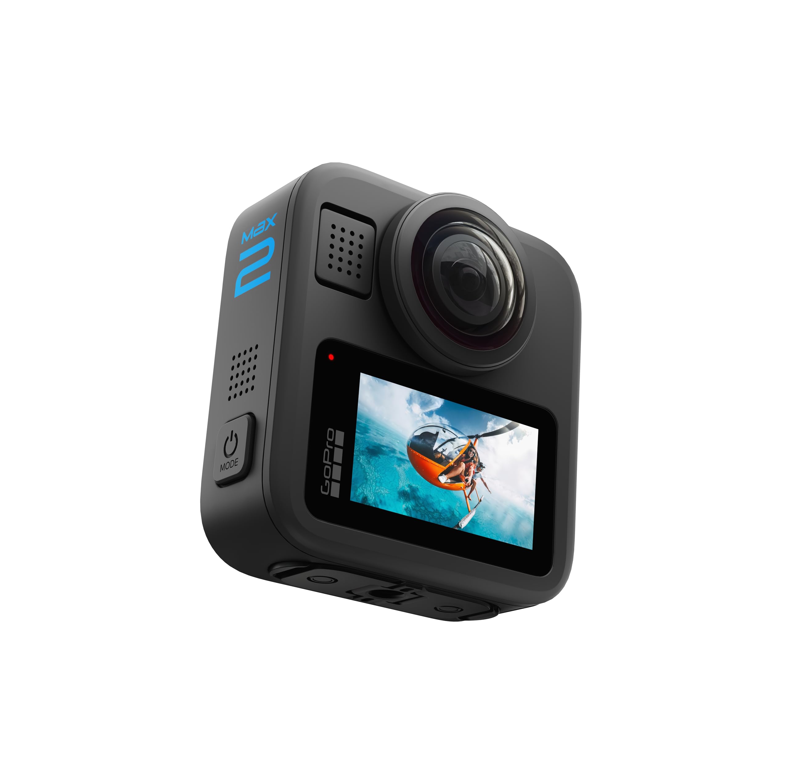 GoPro MAX2 - Waterproof 360 + Traditional Action Camera with Touch Screen, Spherical 8K Video, 29MP 360 Photos, Easy Replaceable Lenses, HyperSmooth Stabilization, 6 Microphones