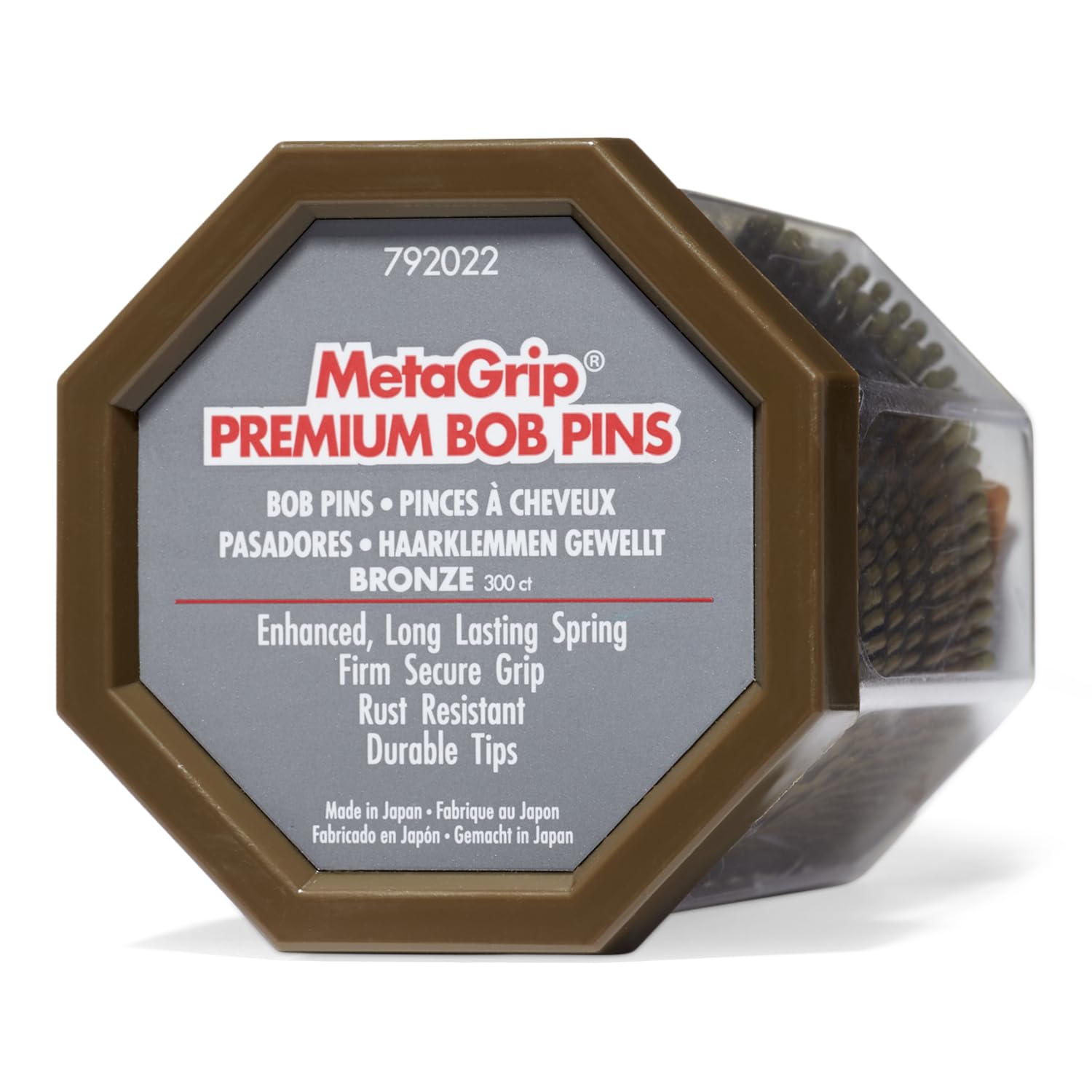 Photo 1 of MetaGrip Bronze Premium Bobby Pins, 300 Count