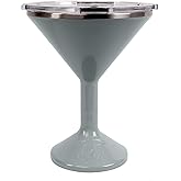 ORCA Tini 13oz Stainless Steel Martini Glass | Temperature Insulated Tumbler for Every Outdoor, Picnic, Poolside, Beach & Patio Party — Sage